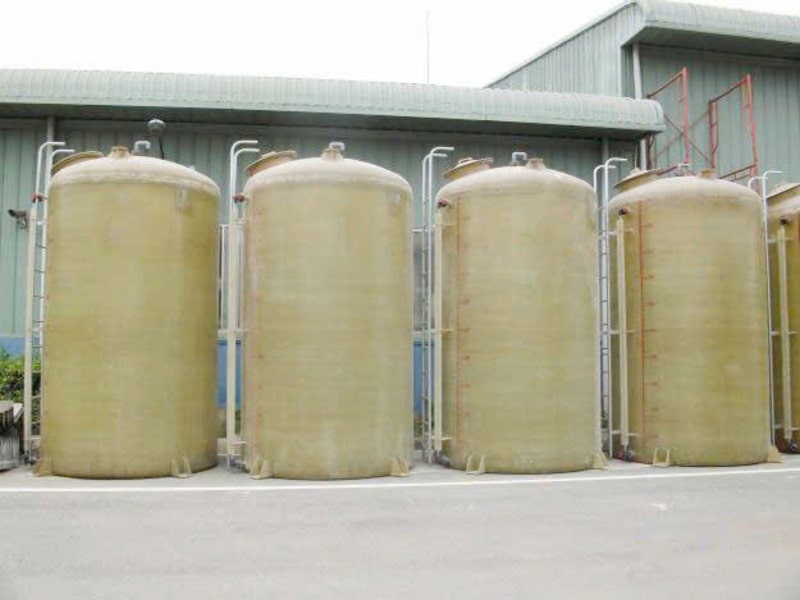 Bể xử lý nước thải Composite trụ đứng