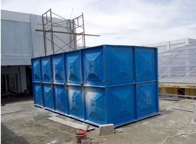 Bồn Composite chứa hóa chất lắp ghép