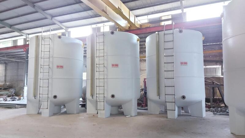 Bồn Composite chứa hóa chất trụ đứng - Ảnh 3