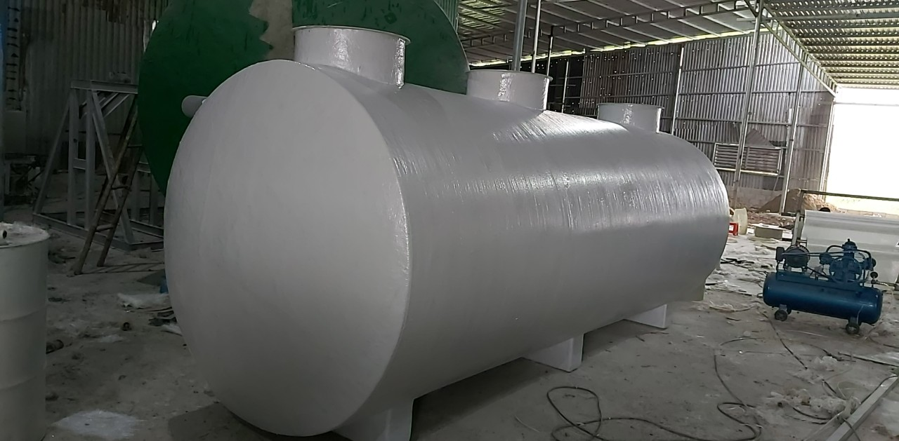 Bồn hóa chất Composite trụ ngang - Ảnh 2