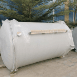 Bồn khuấy hóa chất trụ ngang