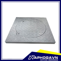 Nắp hố ga Composite ngăn mùi khung dương nắp tròn