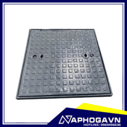 Nắp hố ga gang ngăn mùi khung dương nắp vuông